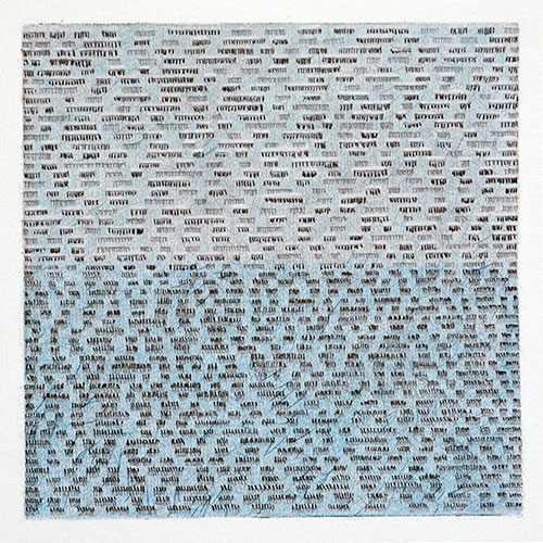 Arjo Passchier, z.t., houtskool, conté, grafiet en pastel op papier, 29,5 x 29,5 cm, € 275,-