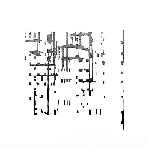 Gerda Kruimer - Simulacra #5 grafiet op papier 30 x 30 cm € 400,-