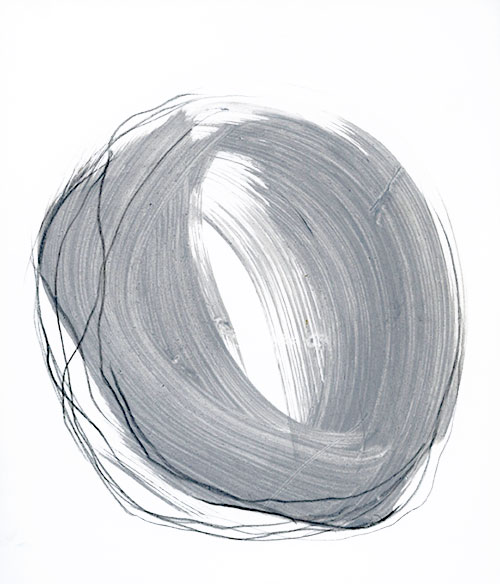 Eelke van Willegen - Grey V inkt, acryl en potlood op papier 25 x 21 cm € 200,-